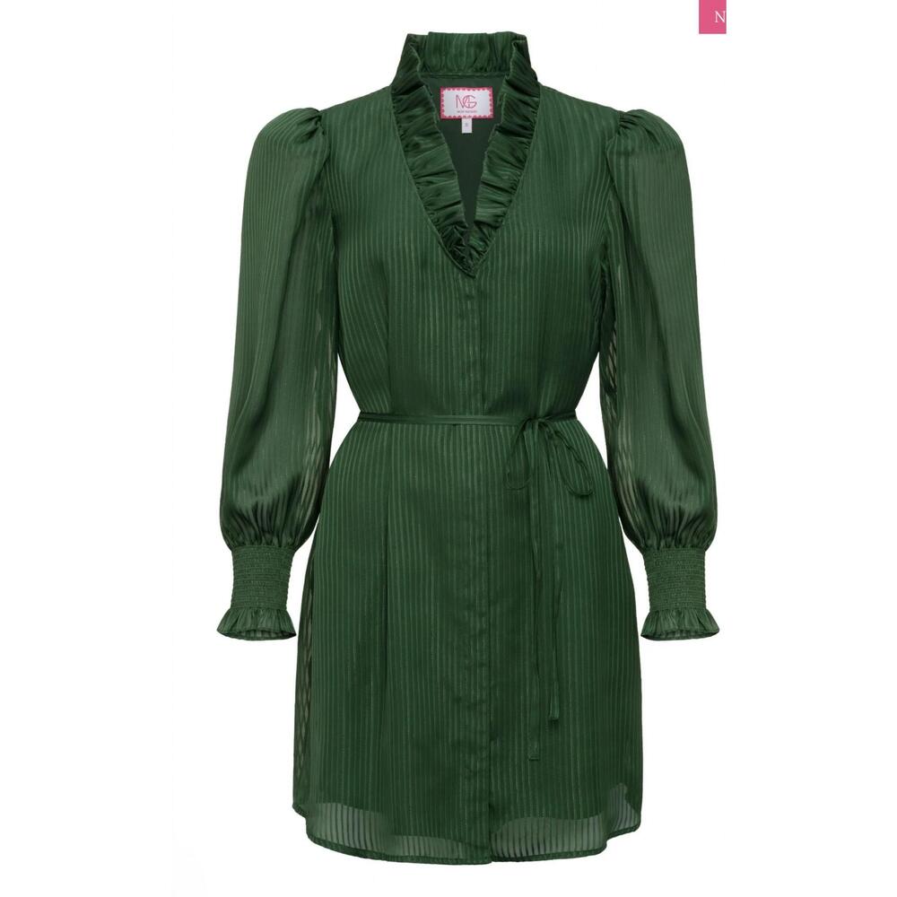 NEW MARY GEORGE women's harper mini dress in eden